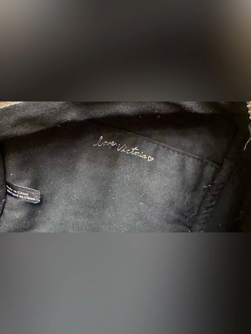 Victoria Secret Metallic Crackle Mini City Backpack
